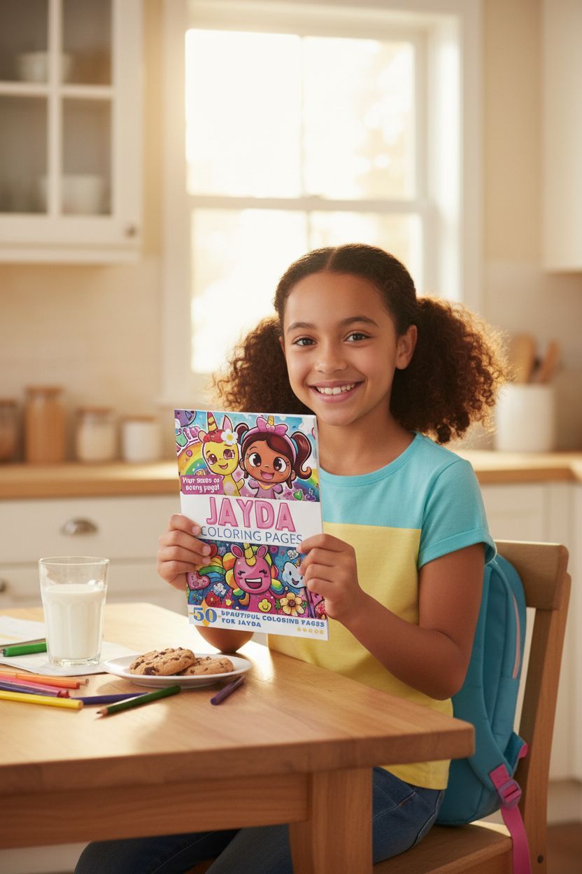 Jayda personal coloring pages