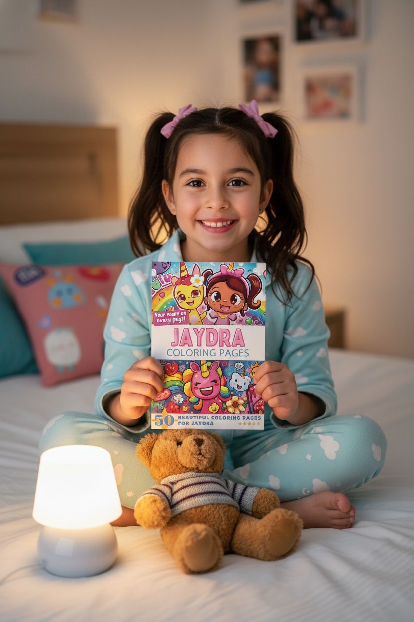 Jaydra personal coloring pages