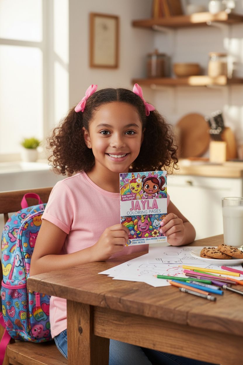 Jayla personal coloring pages