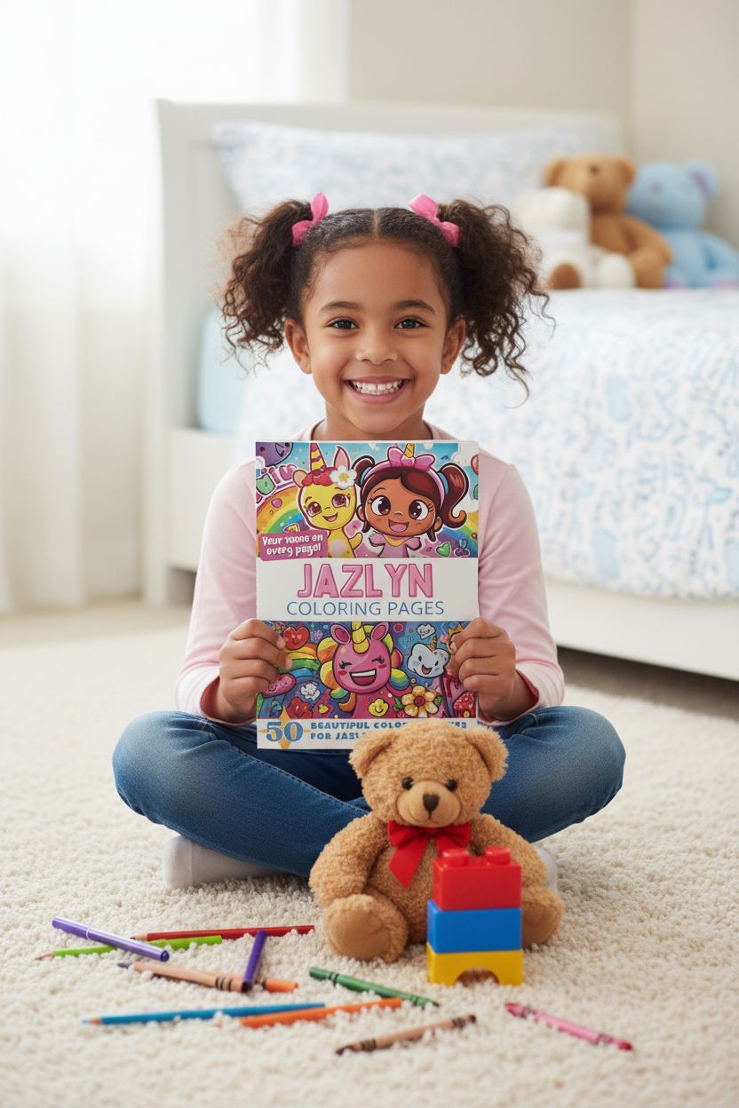 Jazlyn personal coloring pages