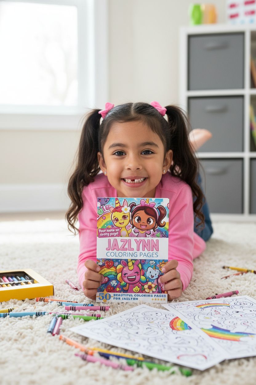 Jazlynn personal coloring pages