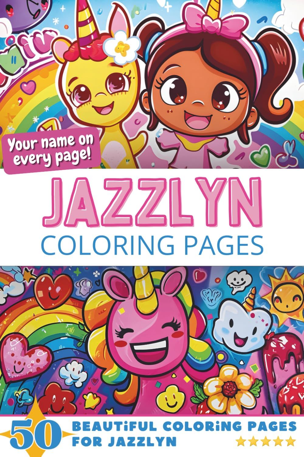Jazzlyn Coloring Book Cover