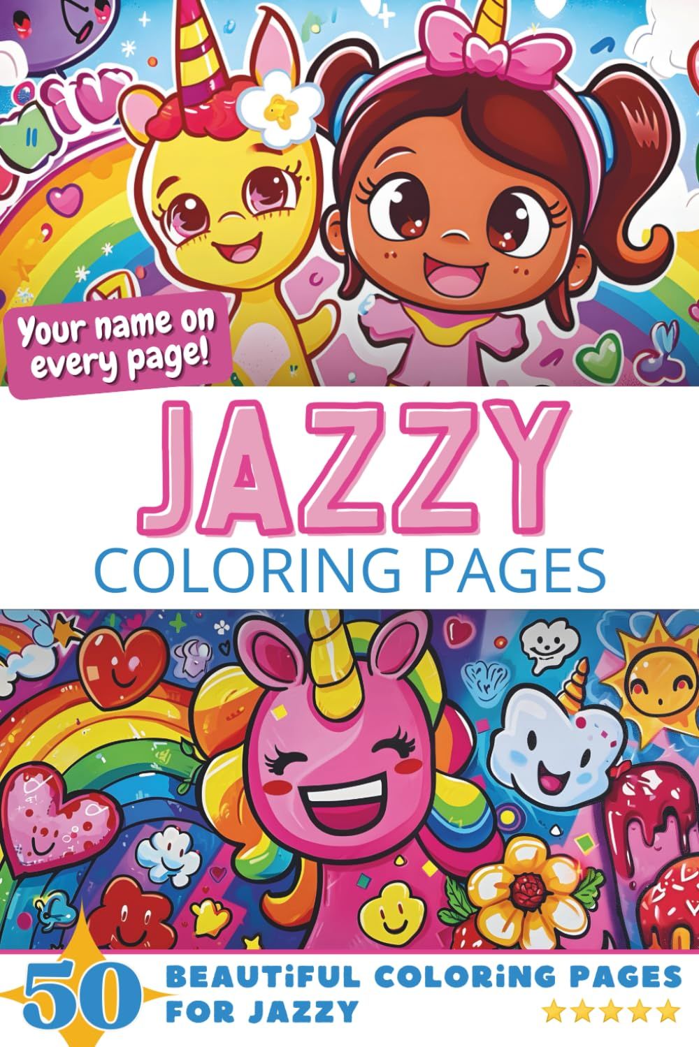 Jazzy Coloring Book Cover