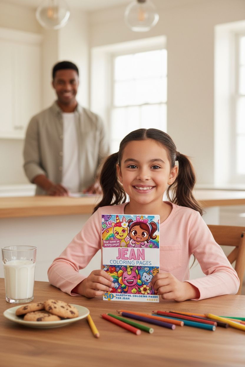 Jean personal coloring pages