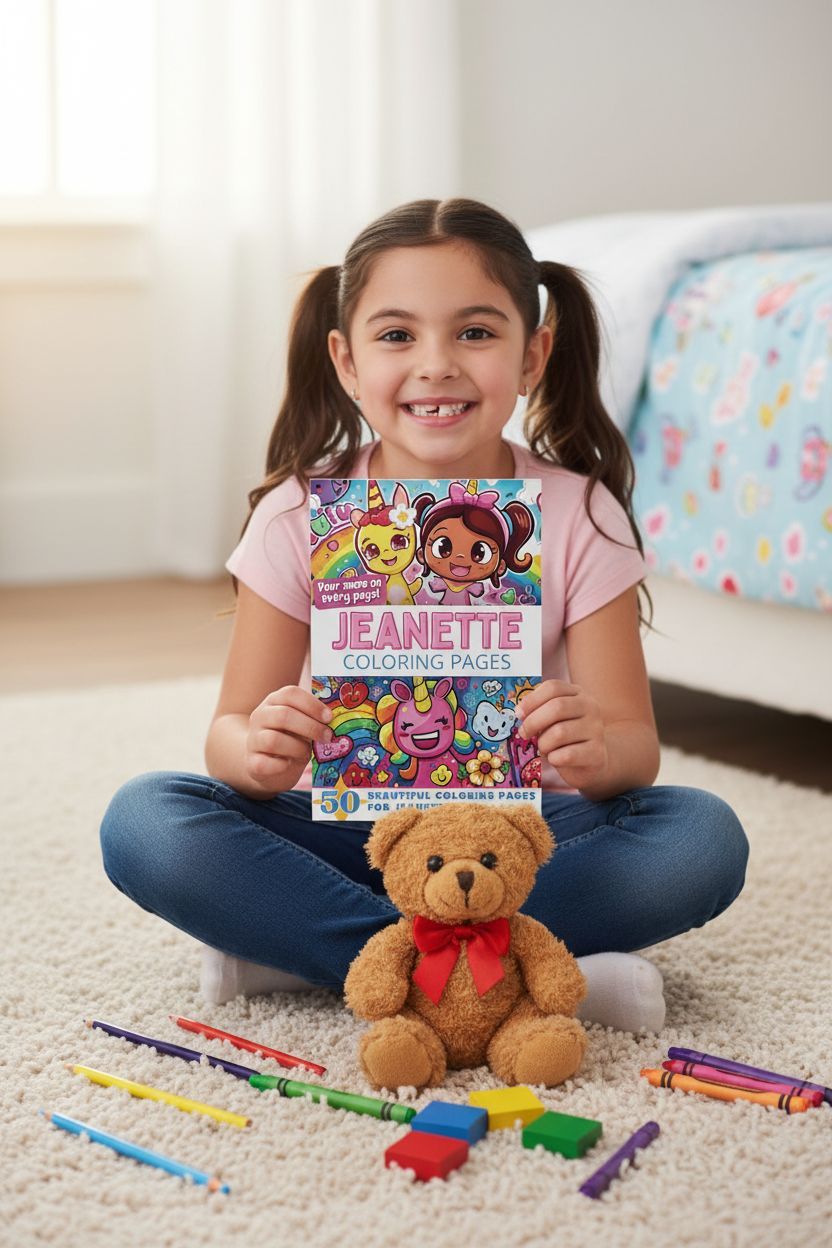 Jeanette personal coloring pages