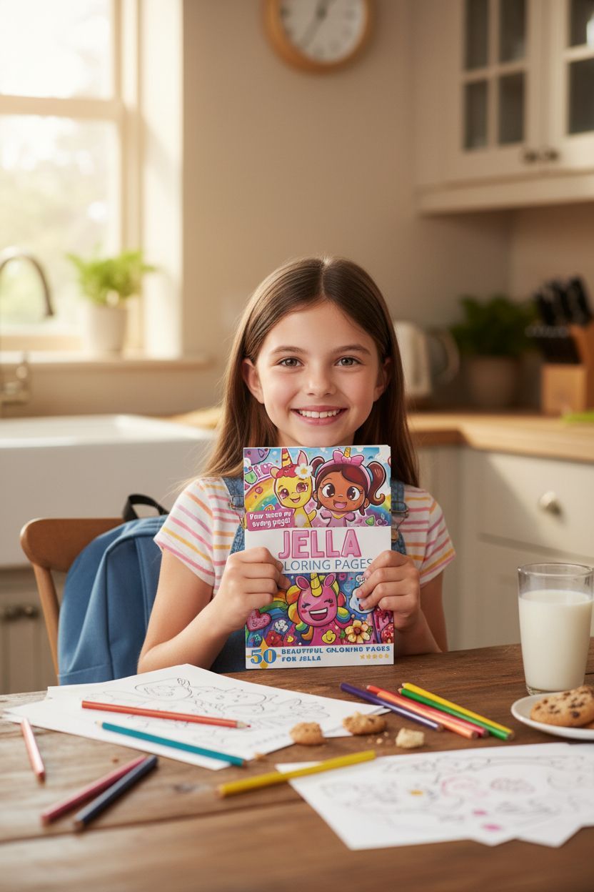 Jella personal coloring pages