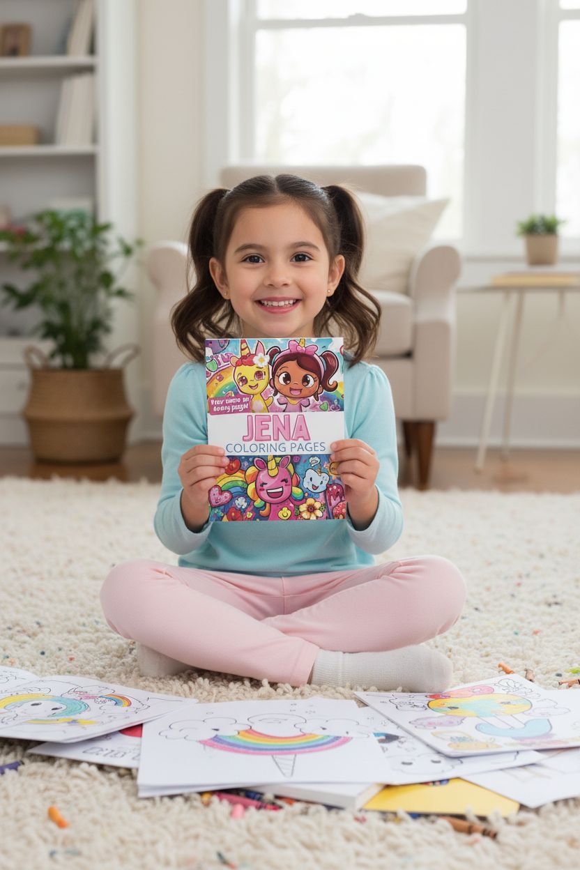 Jena personal coloring pages