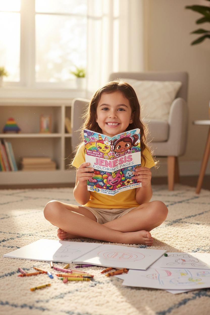 Jenesis personal coloring pages