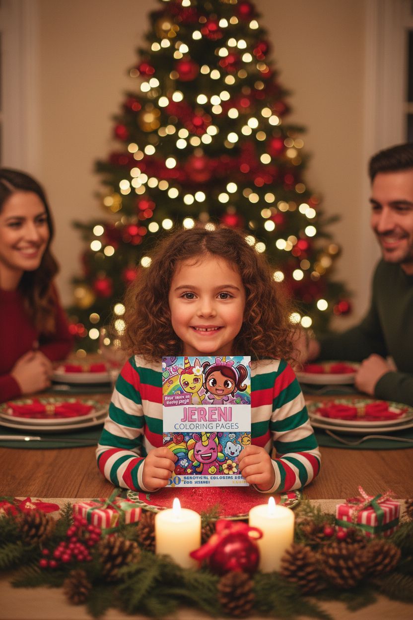 Jereni Christmas coloring pages gift
