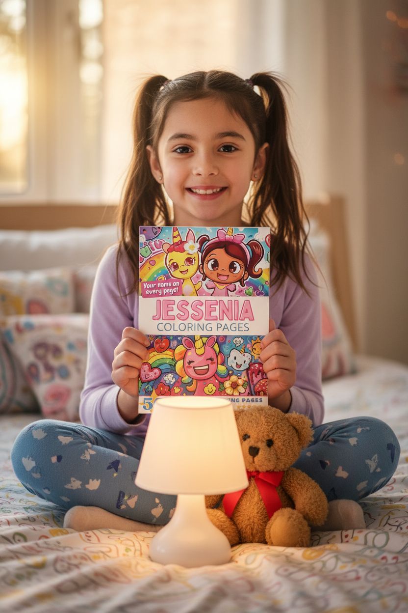 Jessenia personal coloring pages