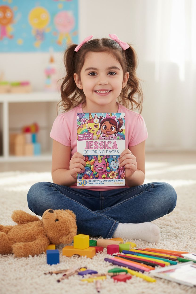 Jessica personal coloring pages