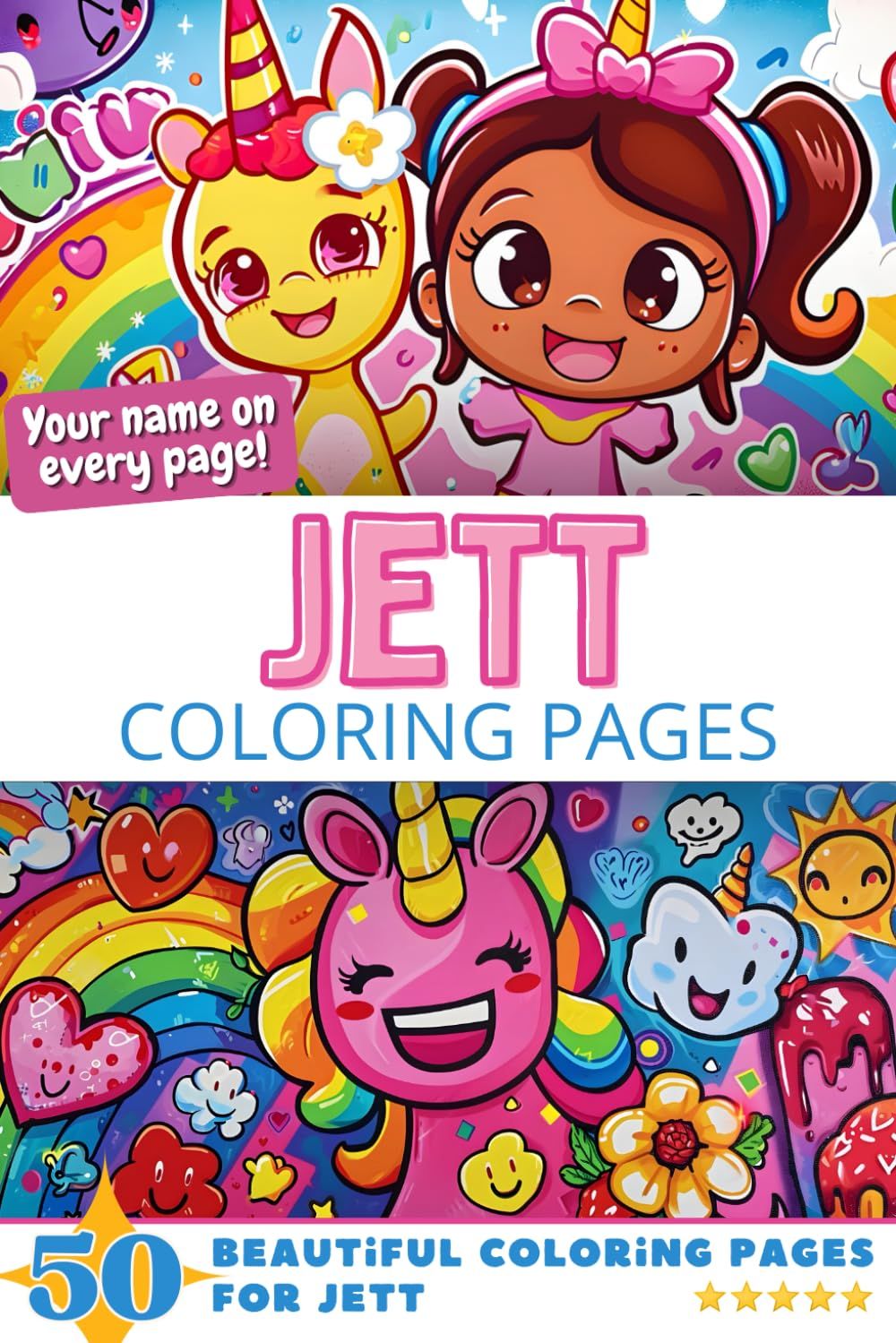 Jett Coloring Book Cover