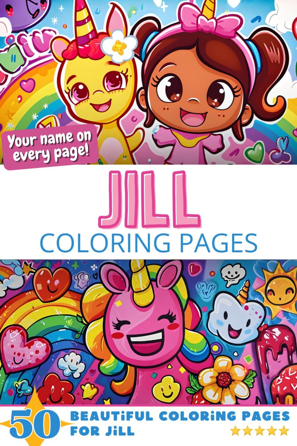 Jill Coloring Book Cover