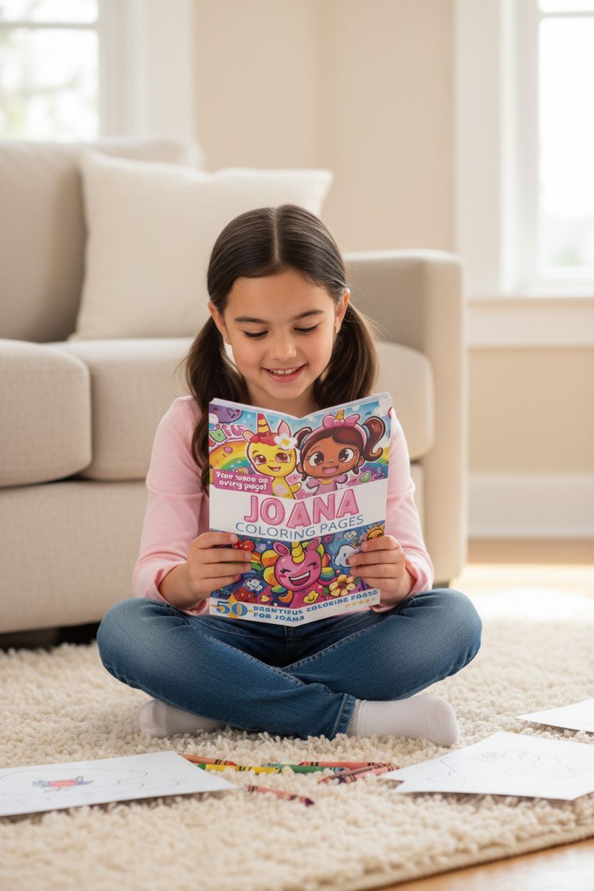 Joana personal coloring pages