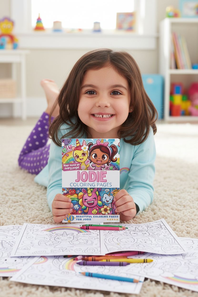 Jodie personal coloring pages