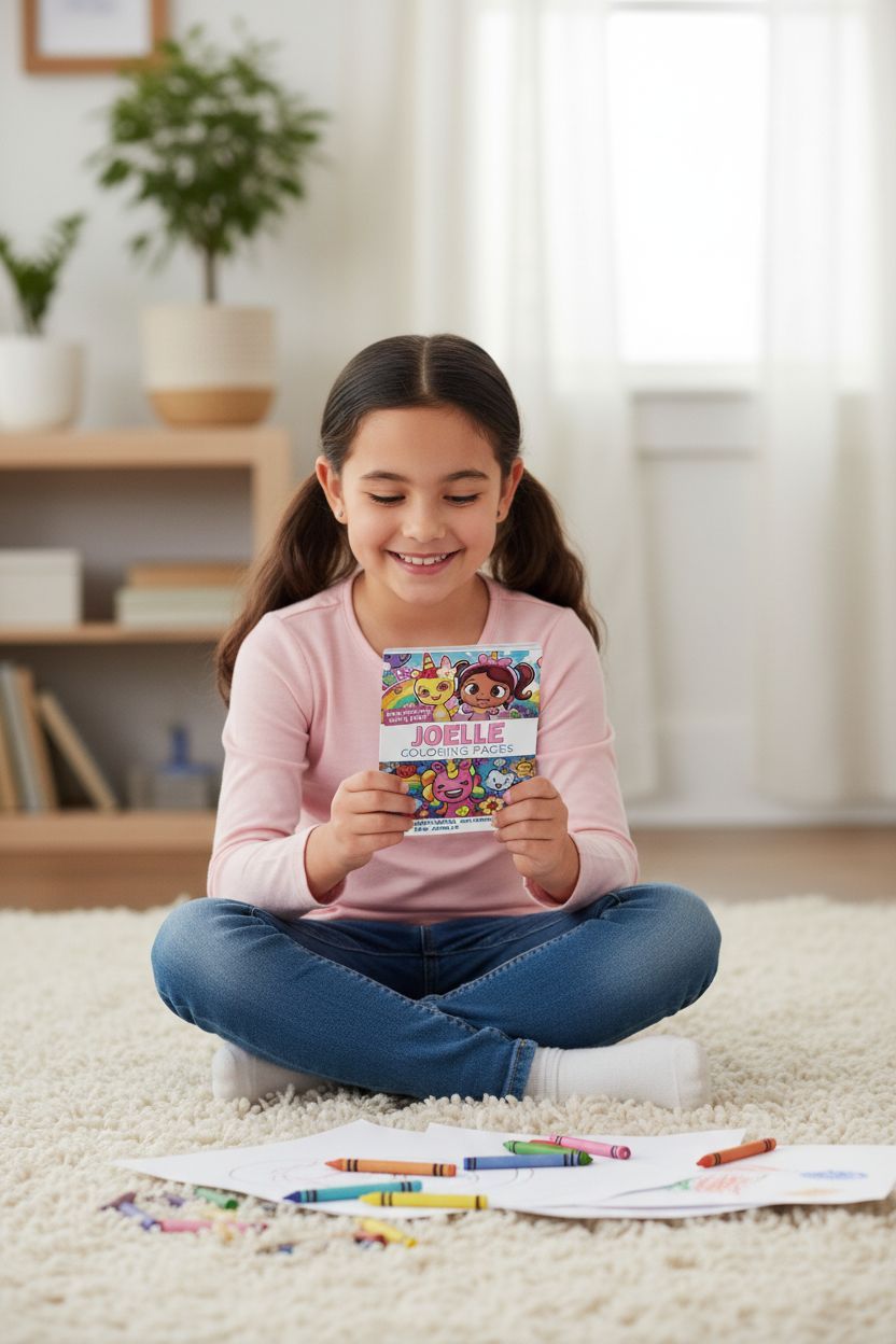 Joelle personal coloring pages