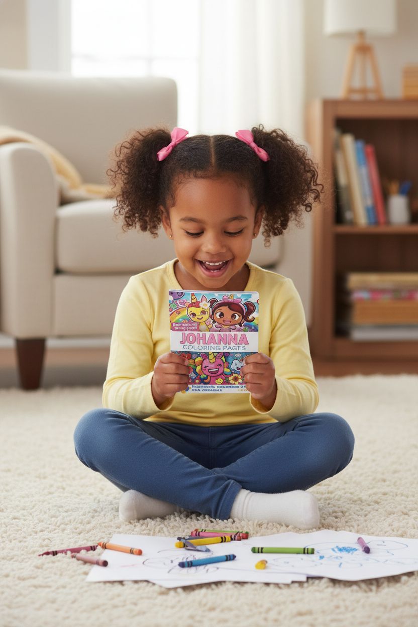 Johanna personal coloring pages