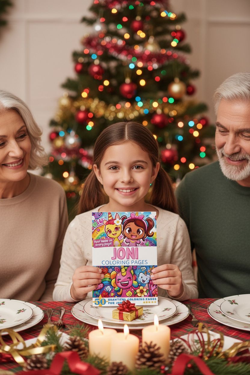 Joni Christmas coloring pages gift