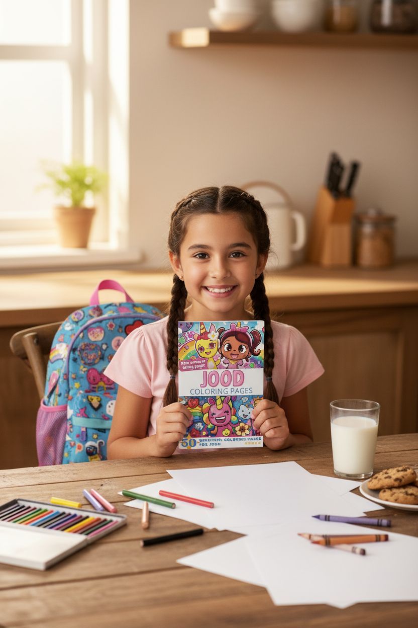 Jood personal coloring pages