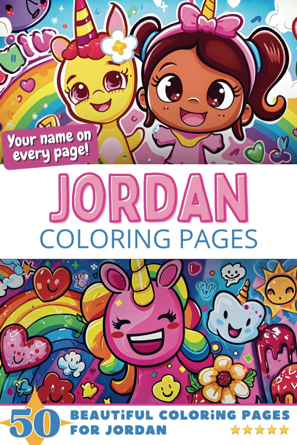 Jordan Coloring Book Cover