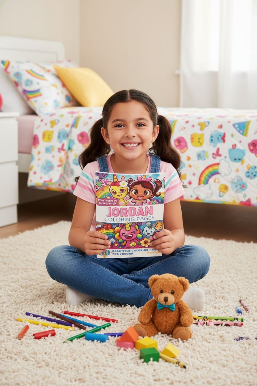 Jordan personal coloring pages