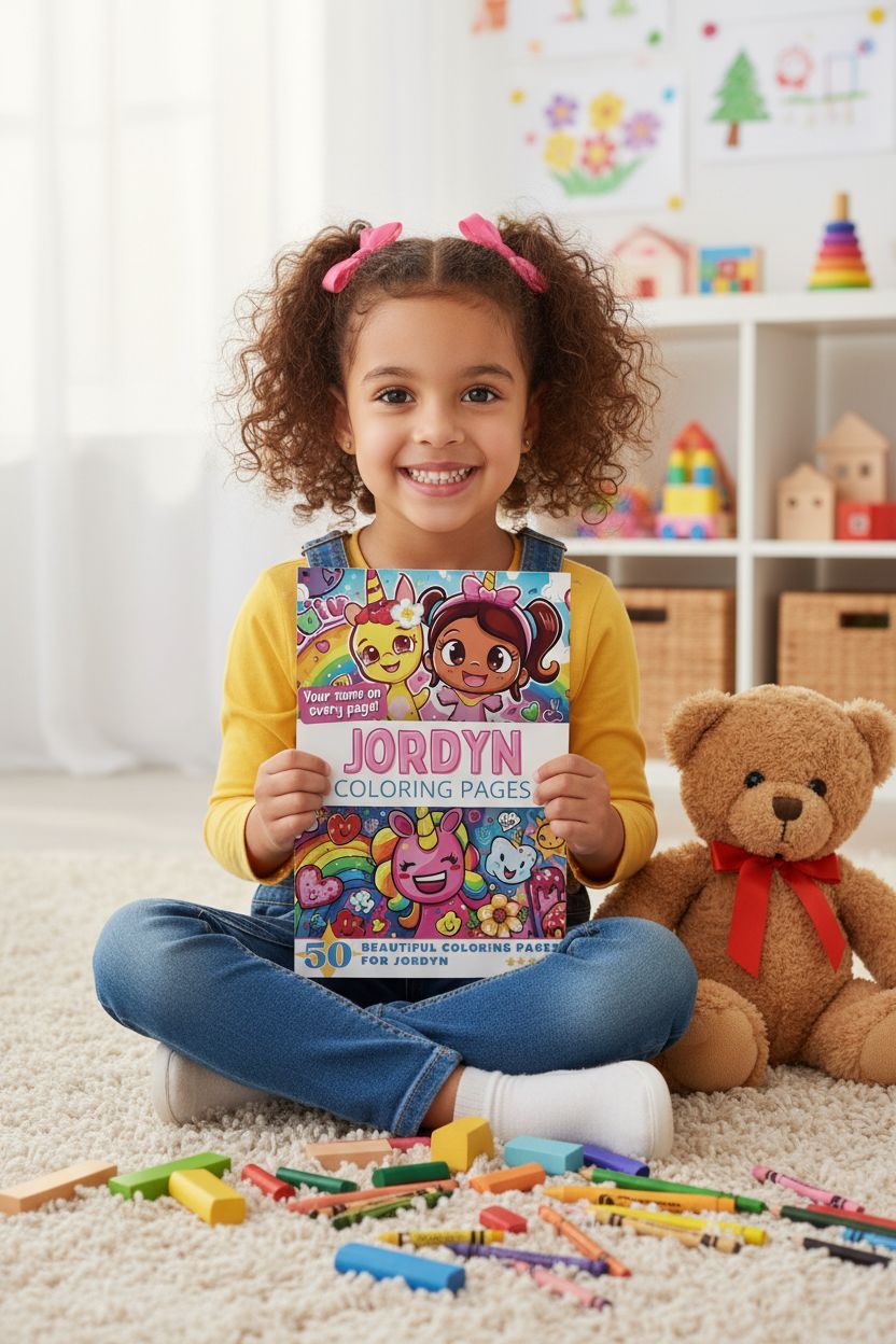 Jordyn personal coloring pages