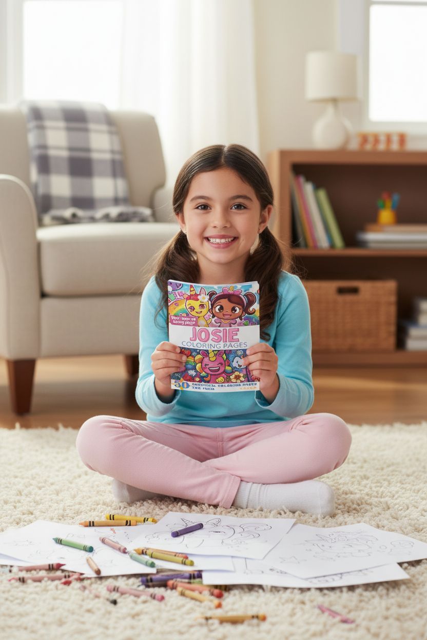 Josie personal coloring pages