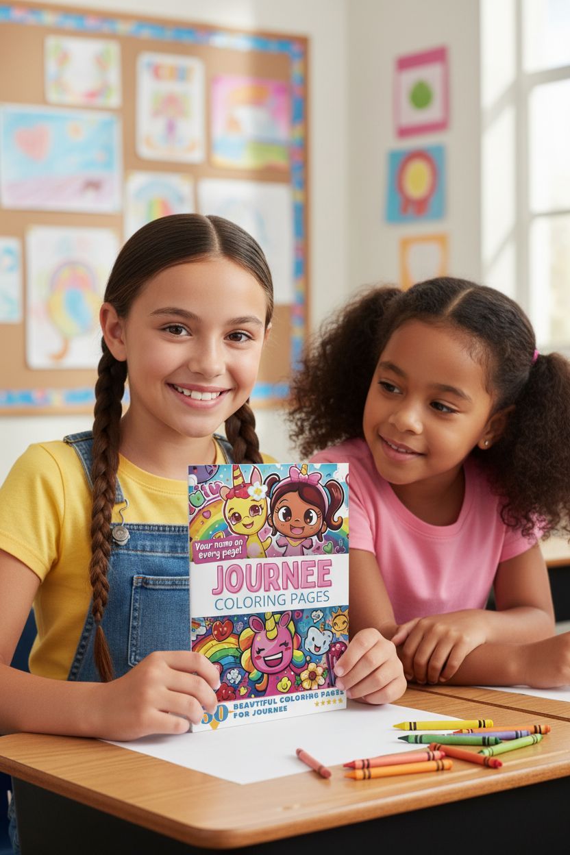 Journee personal coloring pages