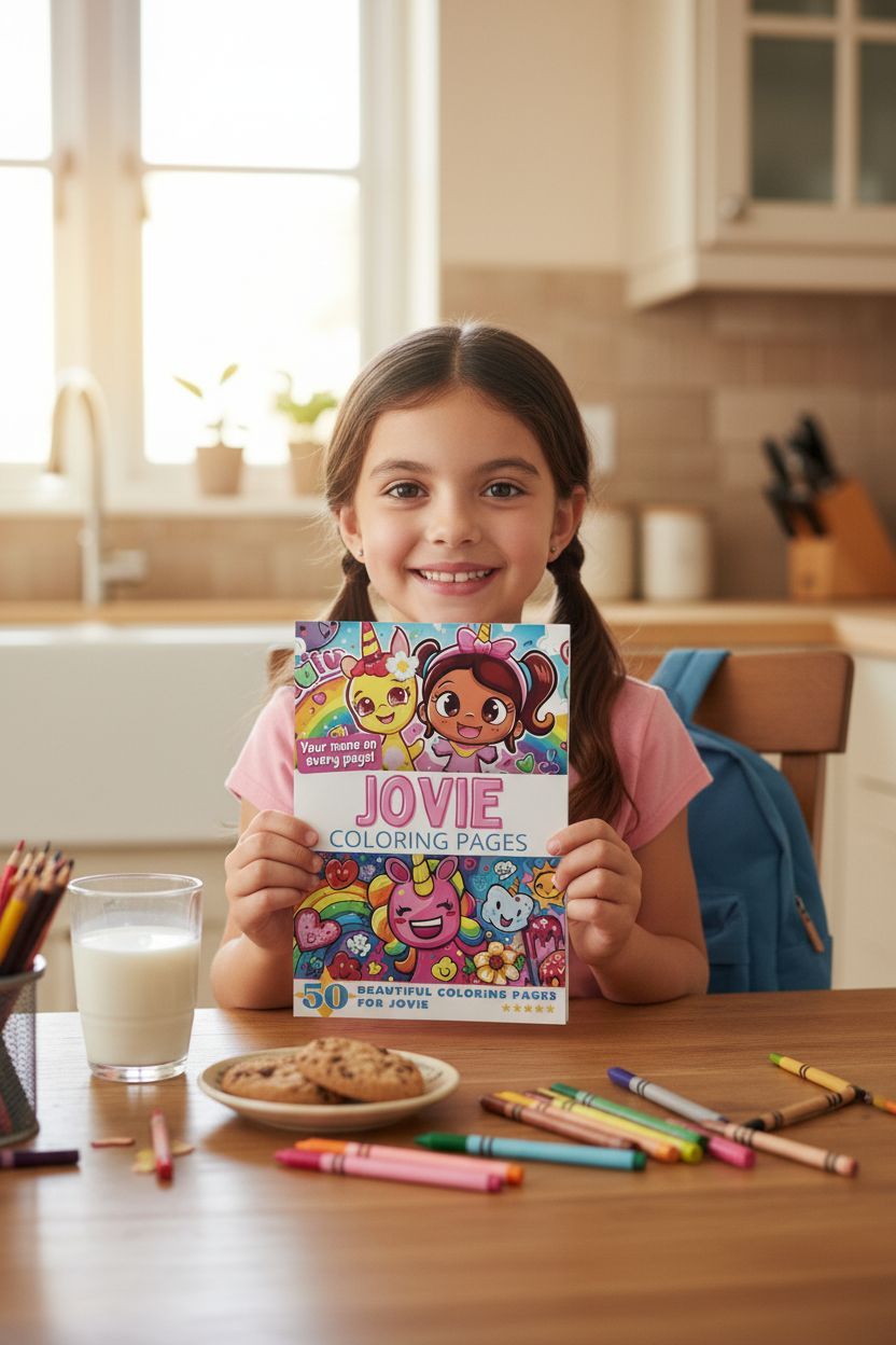 Jovie personal coloring pages