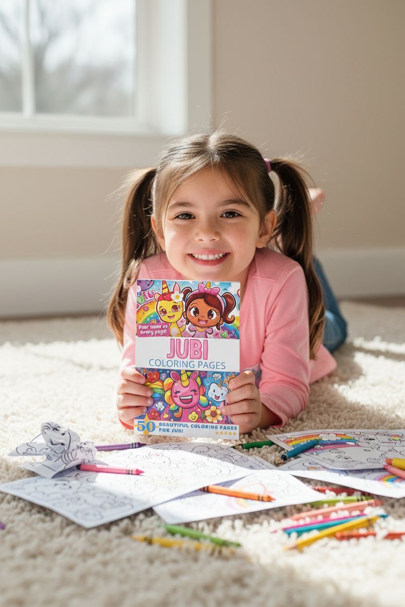 Jubi personal coloring pages