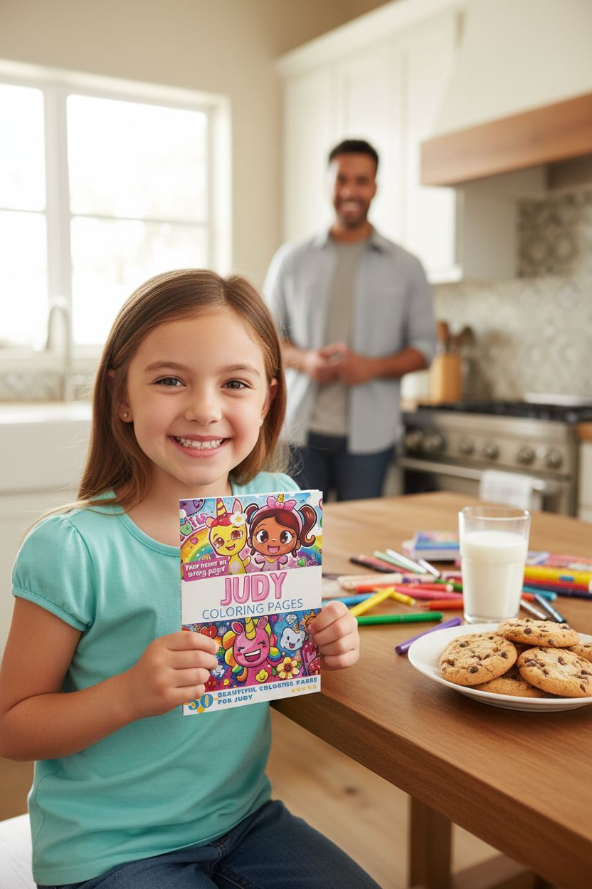 Judy personal coloring pages