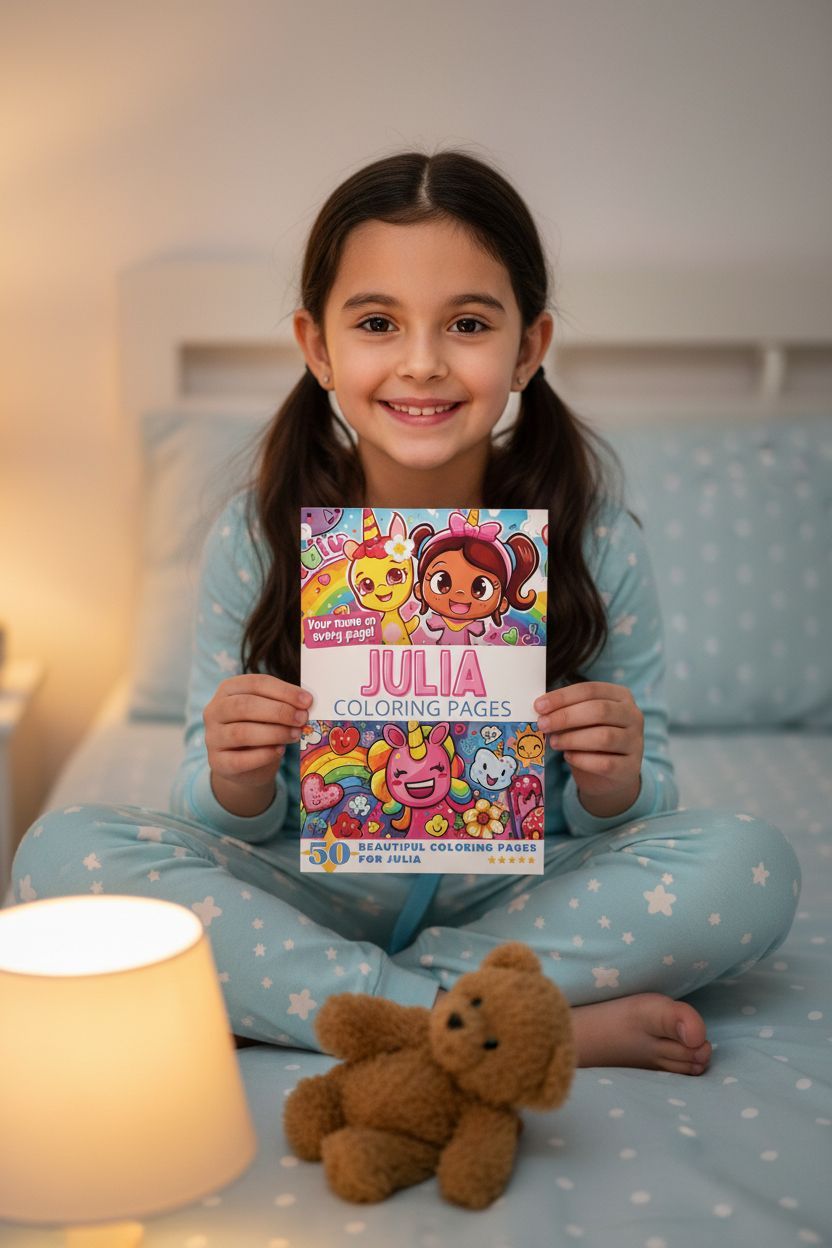 Julia personal coloring pages