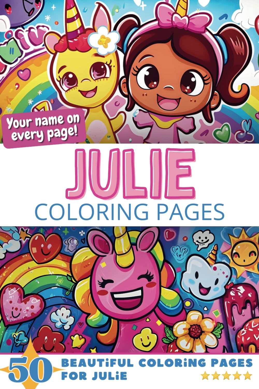 Julie Coloring Book Cover