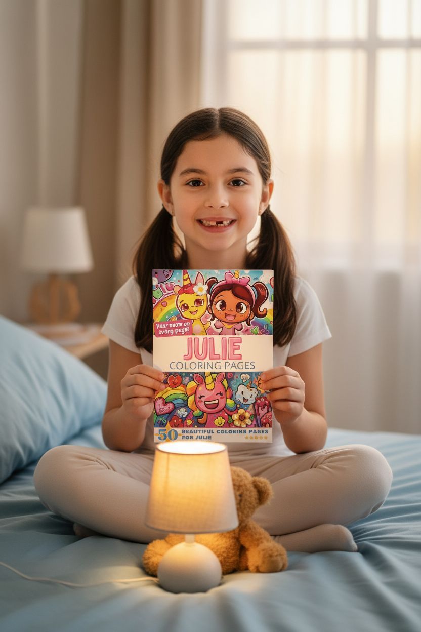 Julie personal coloring pages