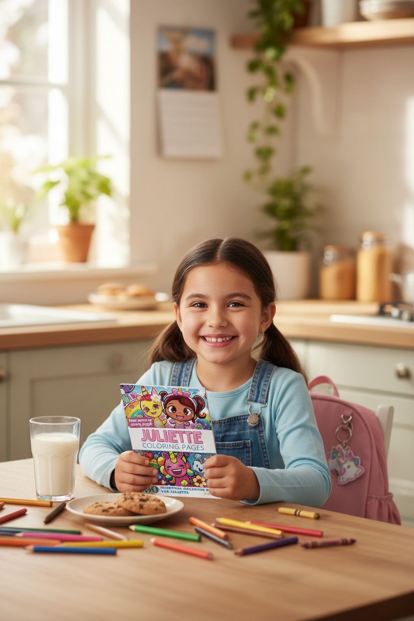 Juliette personal coloring pages