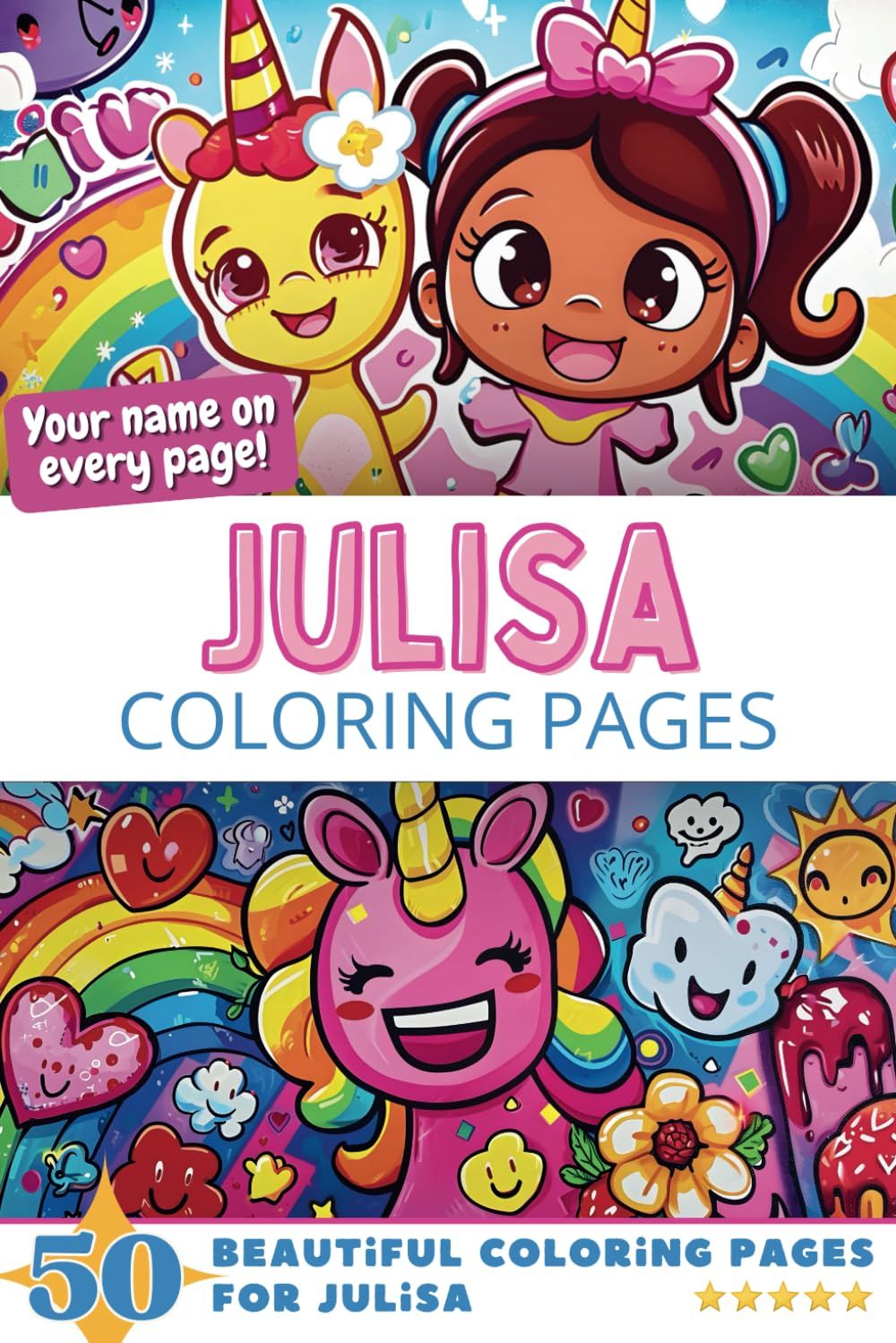 Julisa Coloring Book Cover