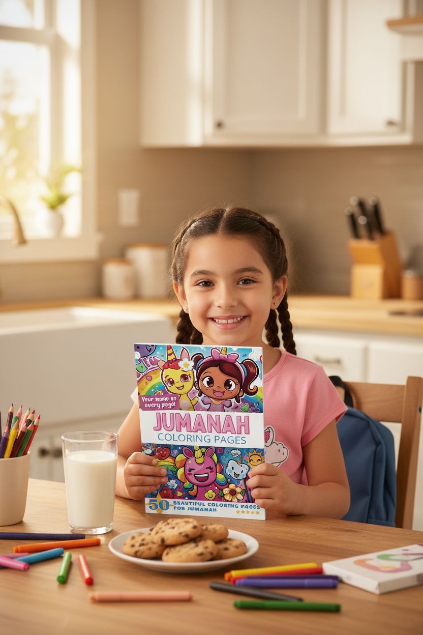Jumanah personal coloring pages