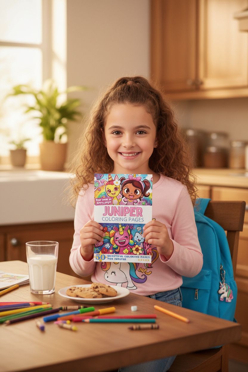 Juniper personal coloring pages