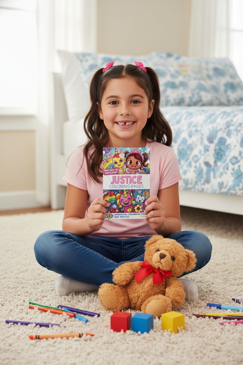 Justice personal coloring pages