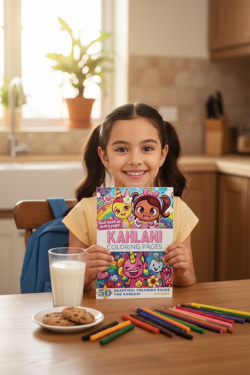 Kahlani personal coloring pages