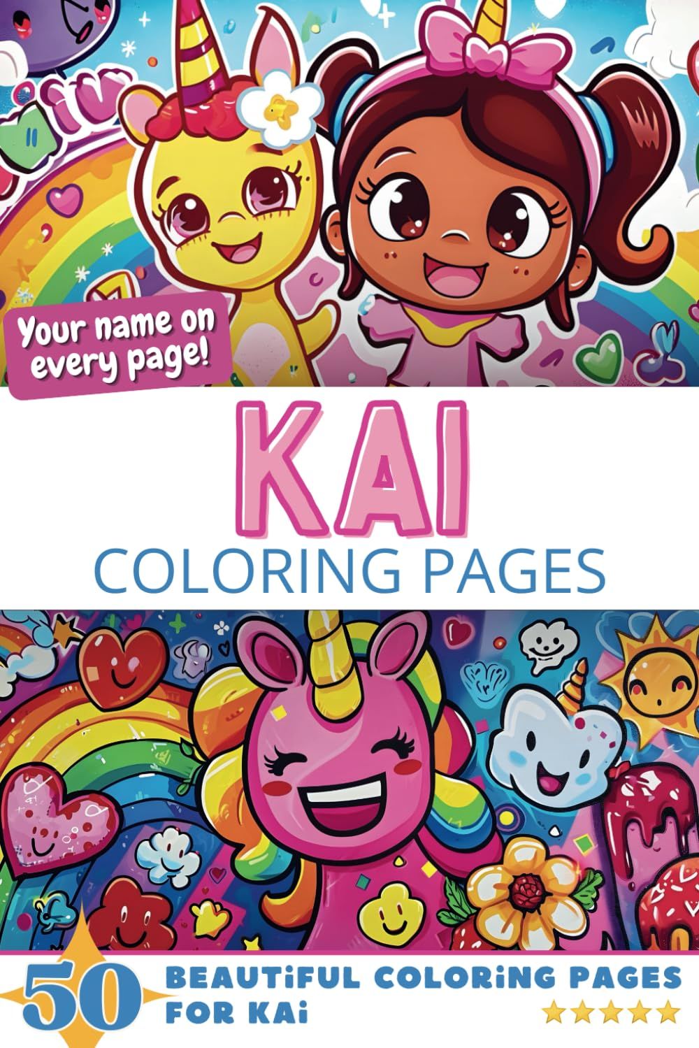 Kai Coloring Book Cover