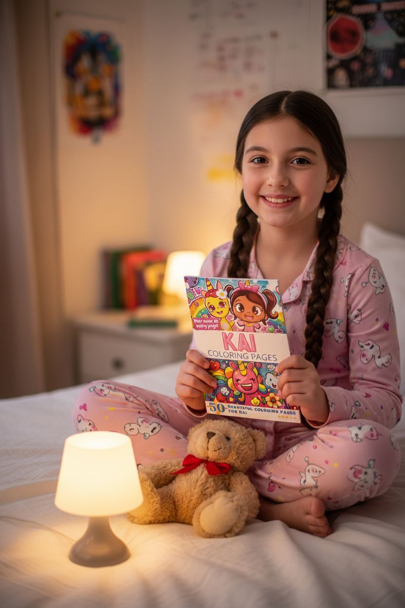 Kai personal coloring pages