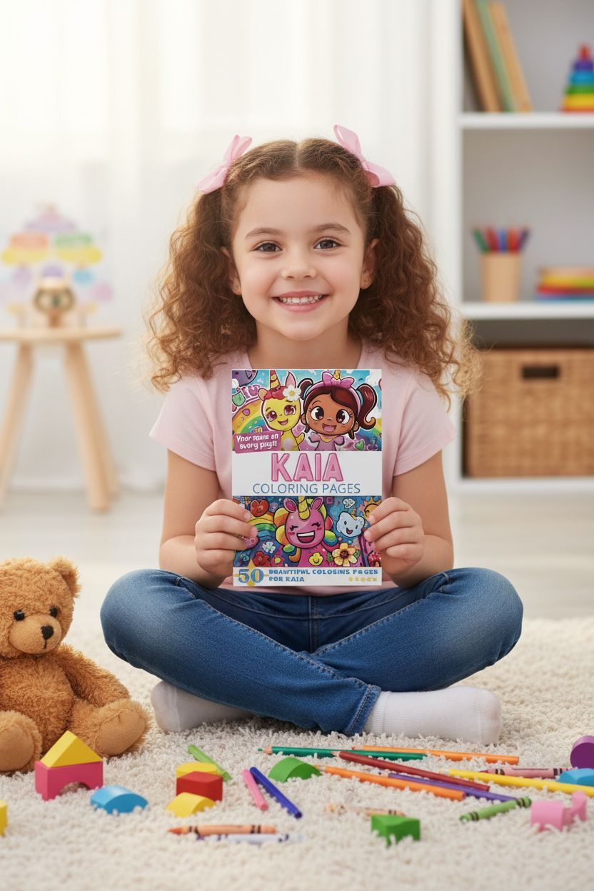 Kaia personal coloring pages