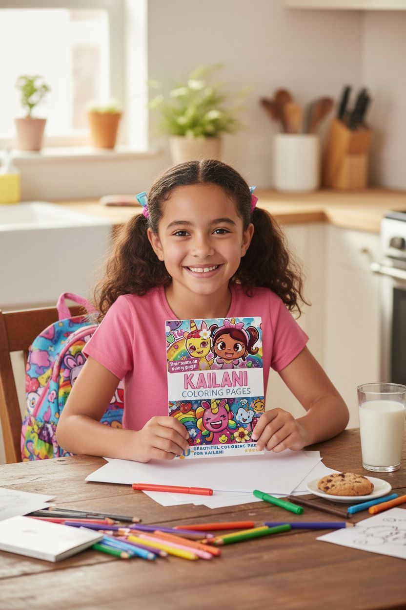 Kailani personal coloring pages