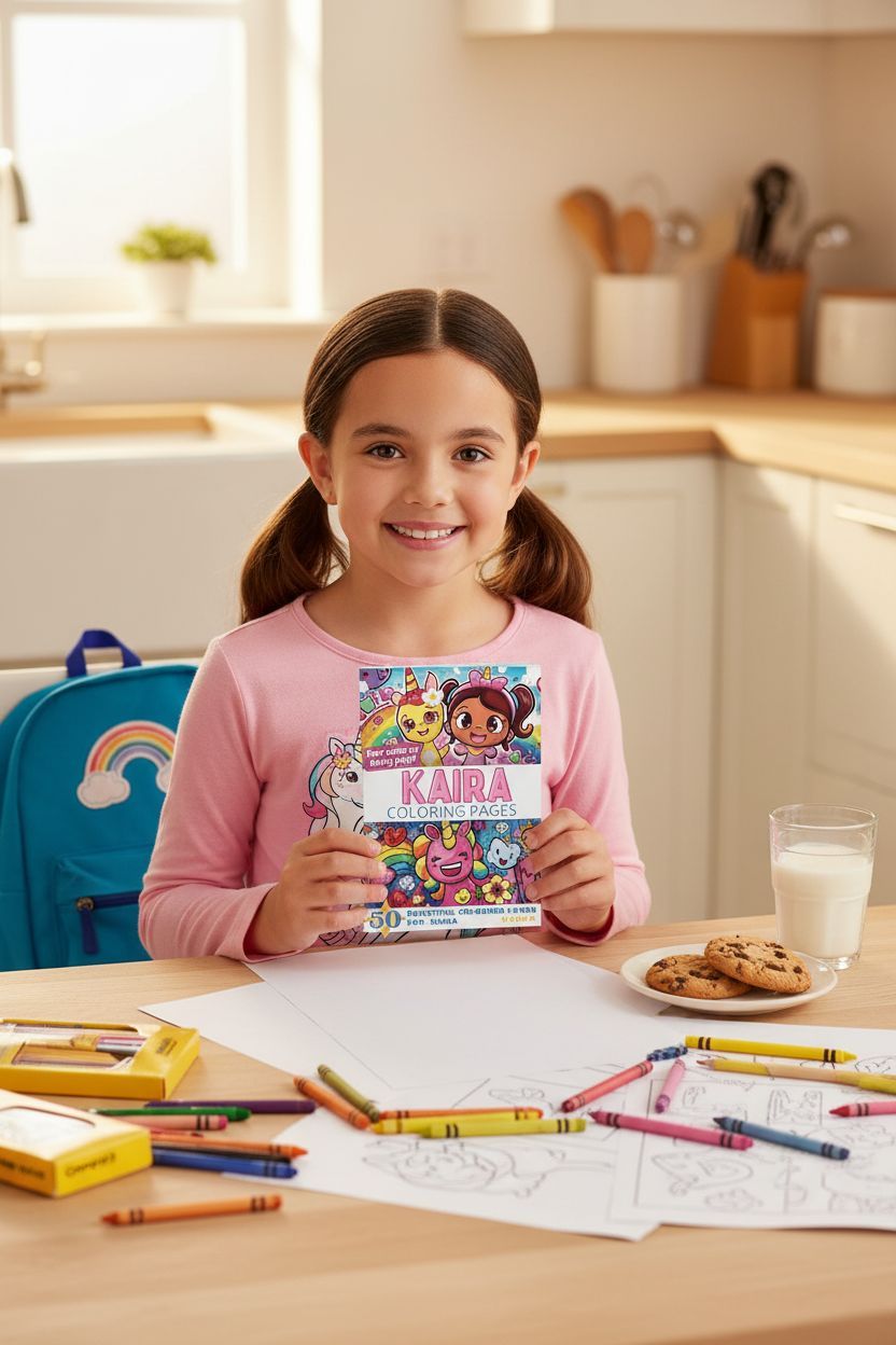 Kaira personal coloring pages