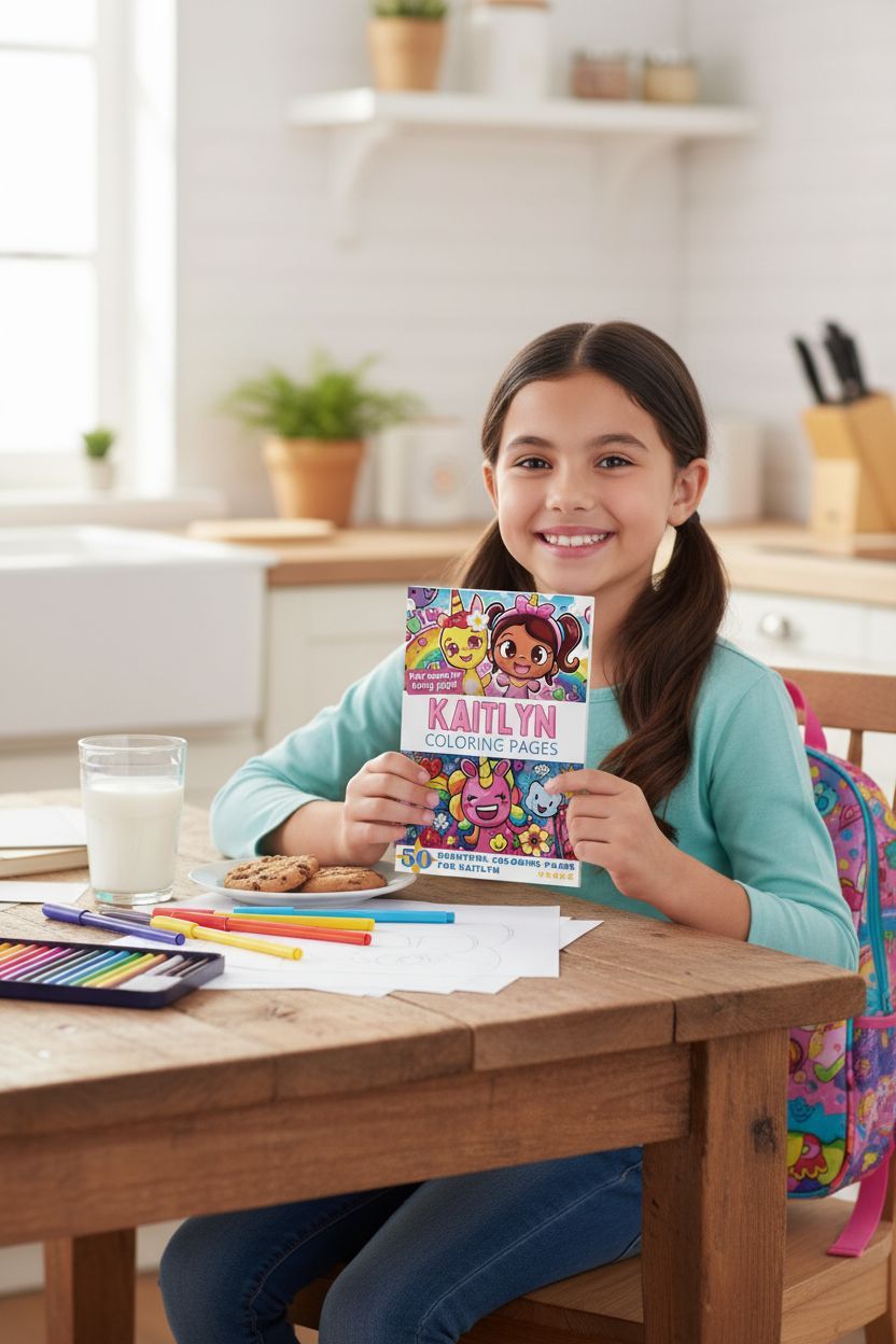 Kaitlyn personal coloring pages