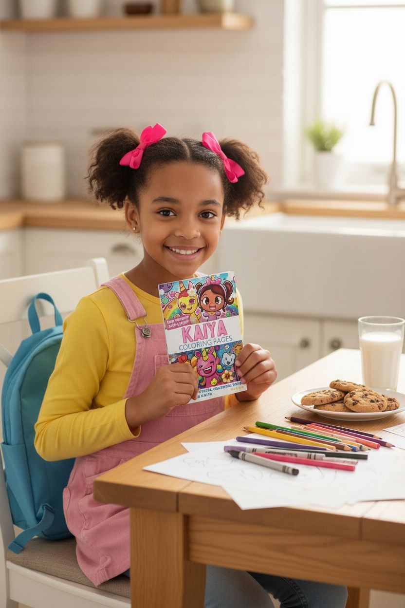 Kaiya personal coloring pages