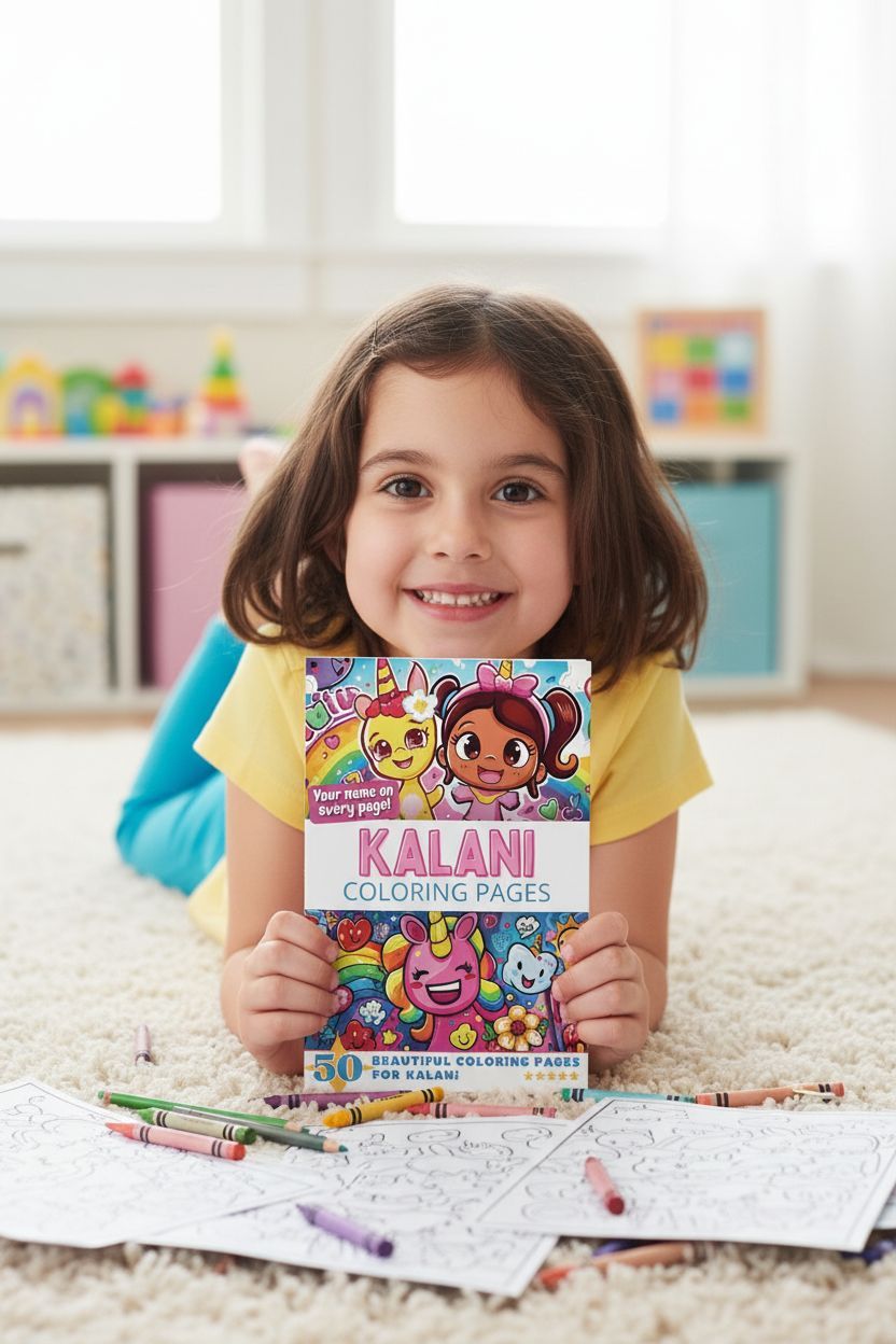 Kalani personal coloring pages