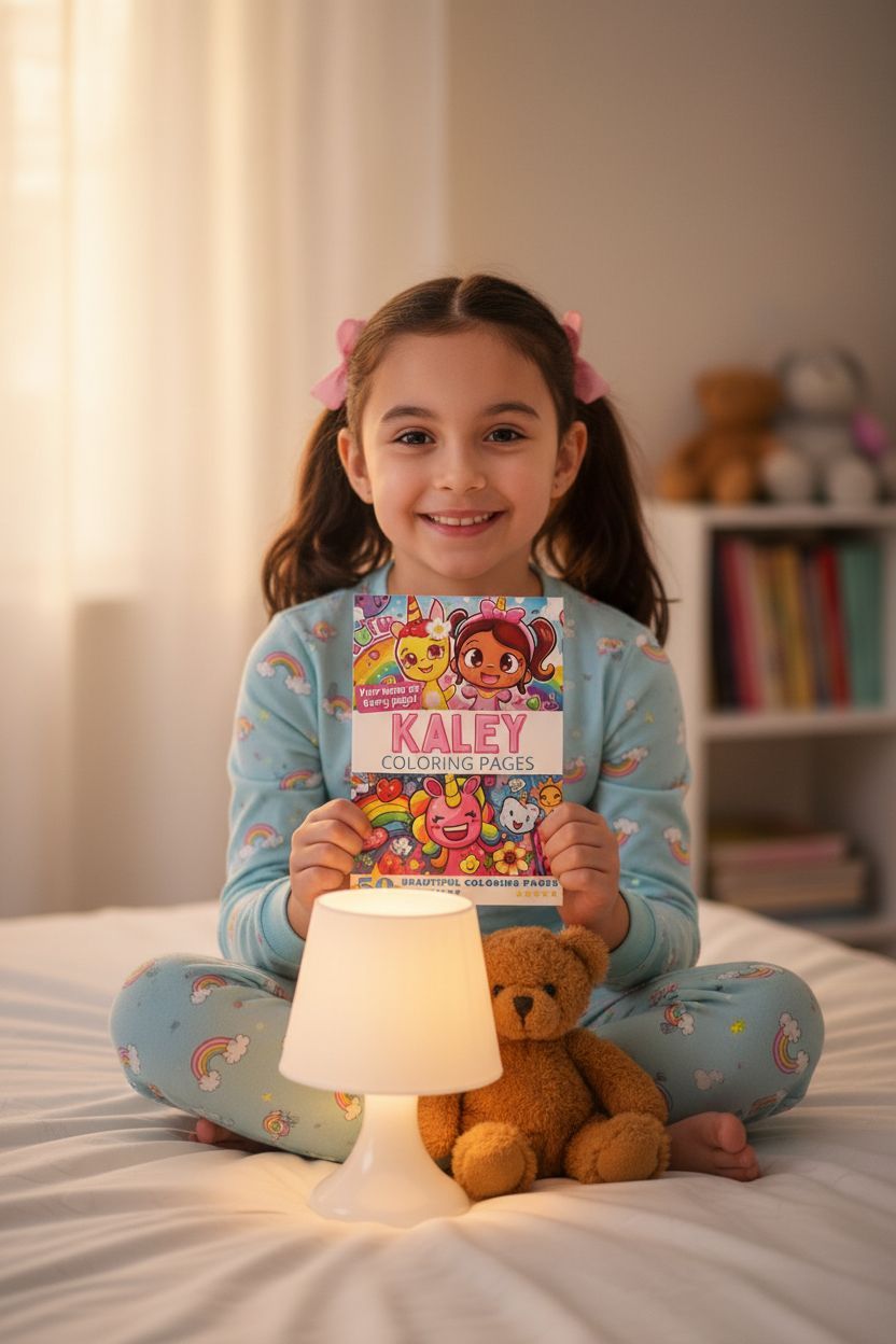 Kaley personal coloring pages