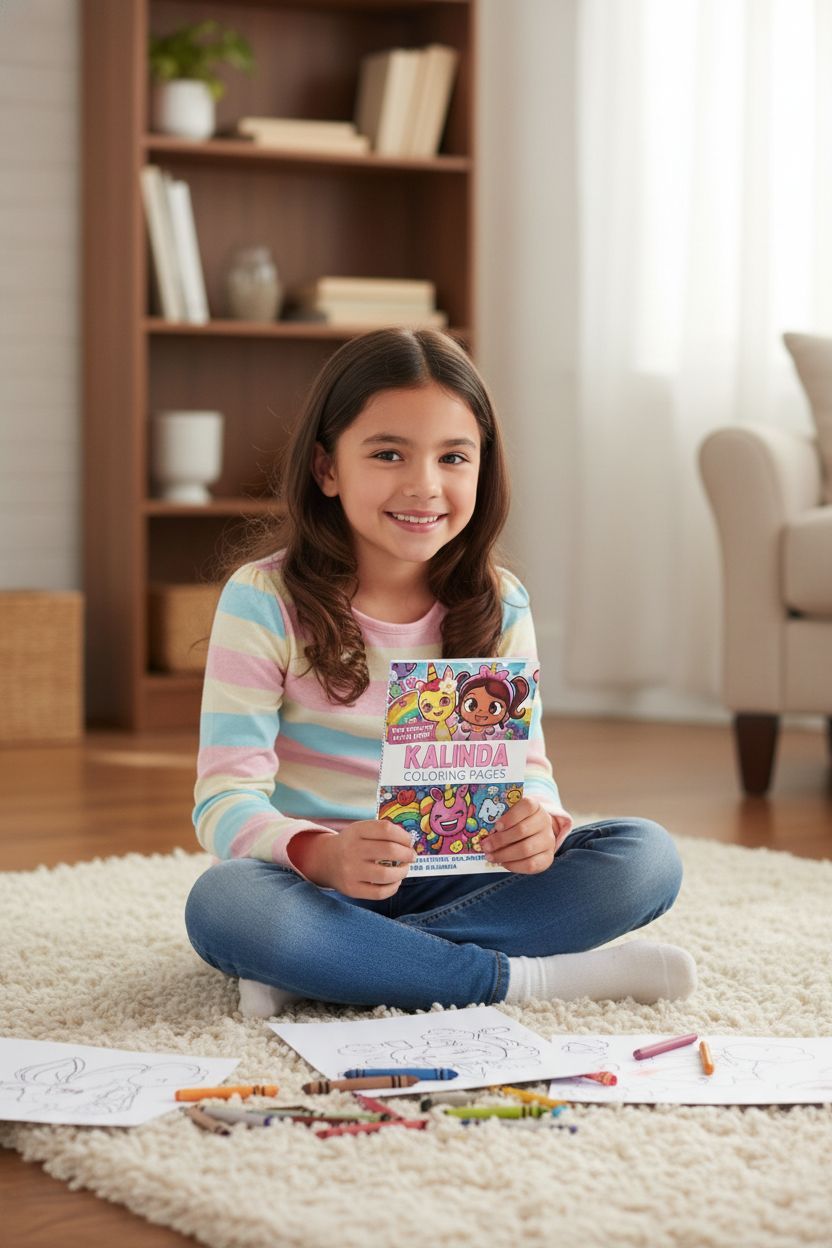 Kalinda personal coloring pages